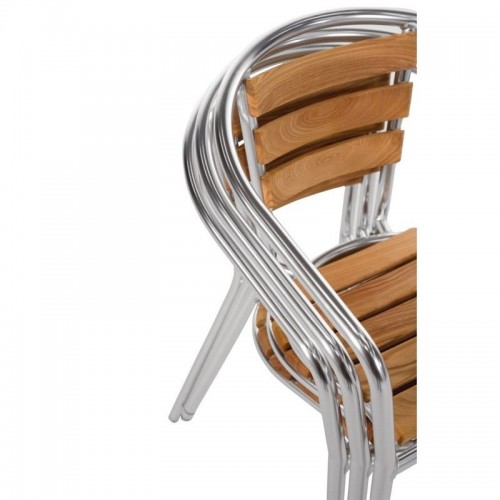 Comprar Silla de aluminio y fresno 730mm Bolero U421 4 unidades en Pepebar