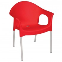 Bolero gj767 sillón aluminio y textilene Pack de 4