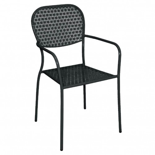 Abreviatura brecha he equivocado ▷Sillas Hostelería ⚡Sillas de acero para terraza negras GG672 4 unidades⚡  Mejor precio!