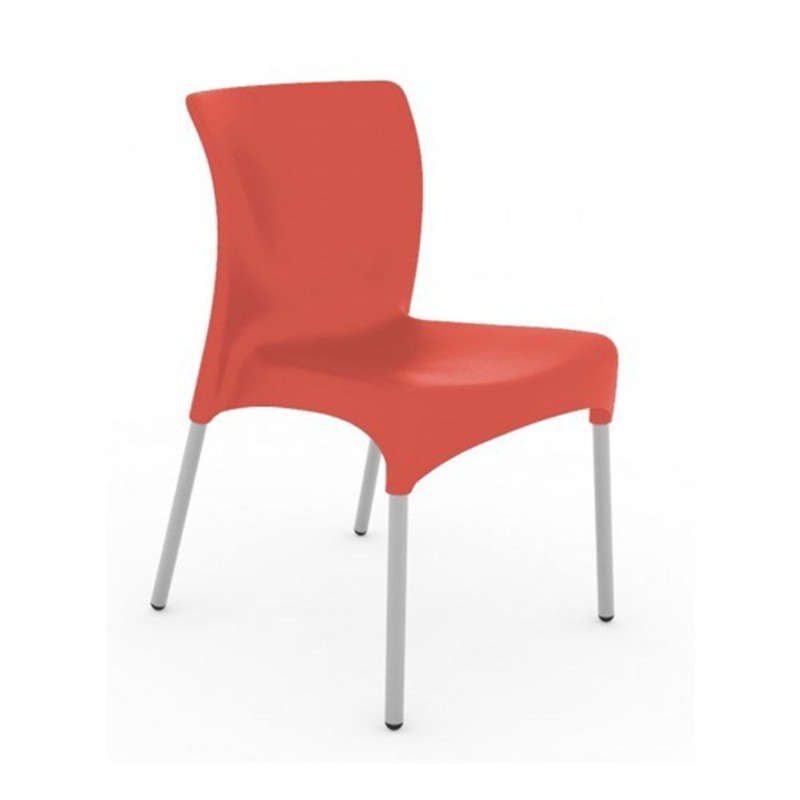 Comprar Silla Moon de polipropileno y aluminio diferentes colores en Pepebar