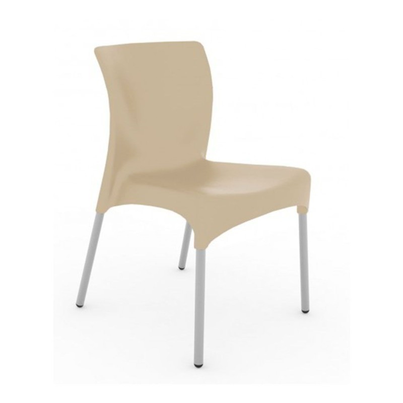 Comprar Silla Moon de polipropileno y aluminio diferentes colores en Pepebar
