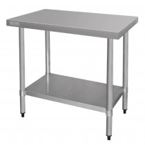 Mesa inoxidable para preparación 900mm Vogue T375