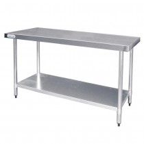 Mesa inoxidable para preparación 1,2 metros Vogue T376