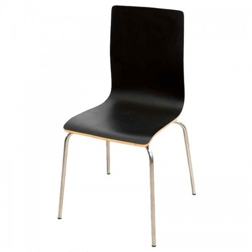 Comprar Silla Turin en madera laminada y acero cromado 164692 en Pepebar
