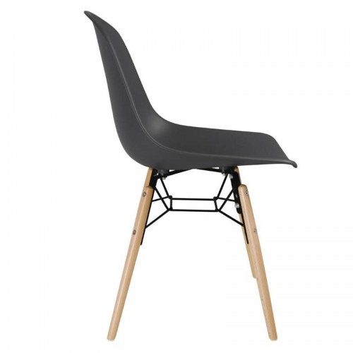 Silla Bolero de color carbón con patas de varilla (2 uds.) Comprar Silla Bolero de color carbón con patas de varilla (2 uds.) en Pepebar