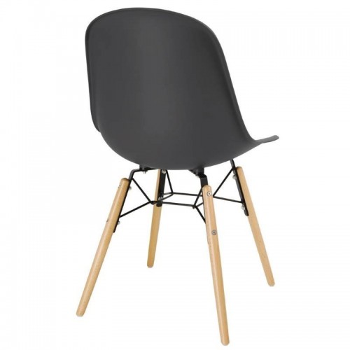 Silla Bolero de color carbón con patas de varilla (2 uds.) Comprar Silla Bolero de color carbón con patas de varilla (2 uds.) en Pepebar