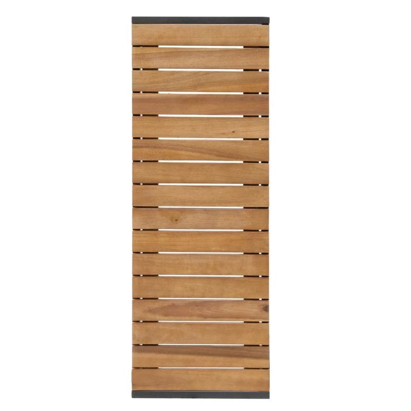 Banco rectangular Bolero de acero y madera acacia 1000mm (2uds.) Comprar Banco rectangular Bolero de acero y madera acacia 1000mm (2uds.) en Pepebar