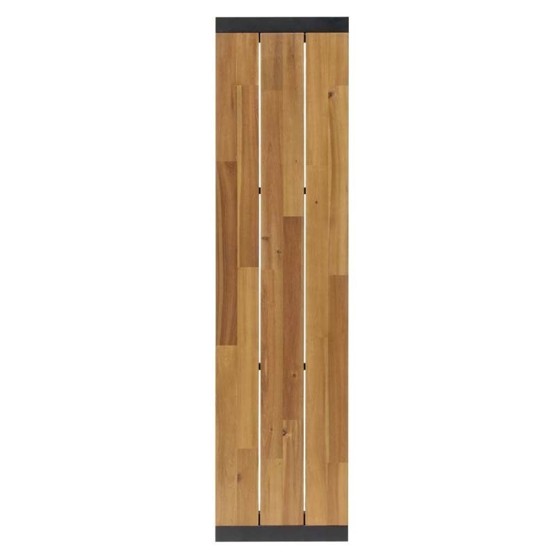 Comprar Banco rectangular Bolero de acero y madera acacia 1600 mm (2uds.) DS158 en Pepebar