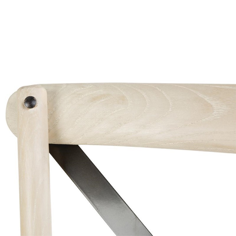 Comprar Silla de madera Bolero con respaldo en cruz color arena DR306 2 unidades en Pepebar