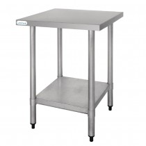 Mesa inoxidable para preparación 600mm Vogue T389 - Pepebar Mesa inoxidable para preparación 600mm Vogue T389