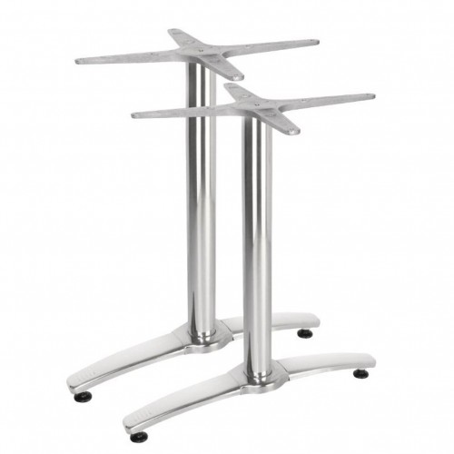 Base doble de aluminio para mesas Bolero GH985 Comprar Base doble de aluminio para mesas Bolero GH985 en Pepebar