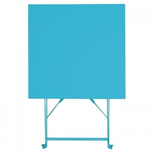 Comprar Mesa de acero cuadrada para terraza Bolero azul (600 x 600mm) GK985 en Pepebar