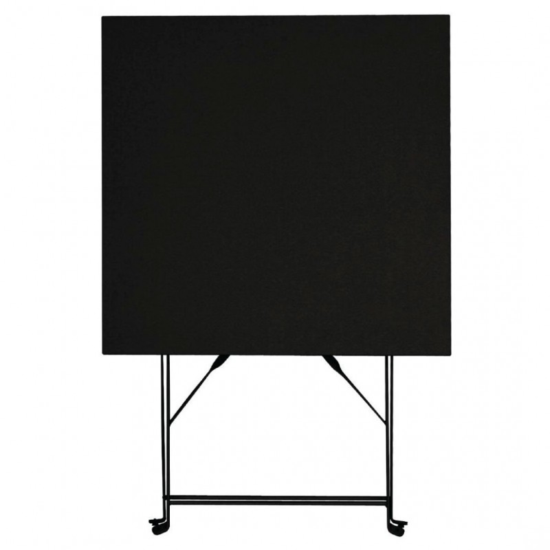 Comprar Mesa de acero cuadrada para terraza Bolero negra (600 x 600mm) GK989 en Pepebar