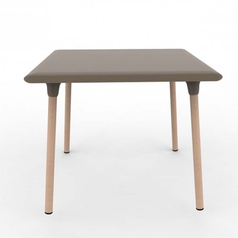 Mesa patas de madera 90x90 color blanco Wood New Flash WMNF Comprar Mesa patas de madera 90x90 color blanco Wood New Flash WMNF en Pepebar