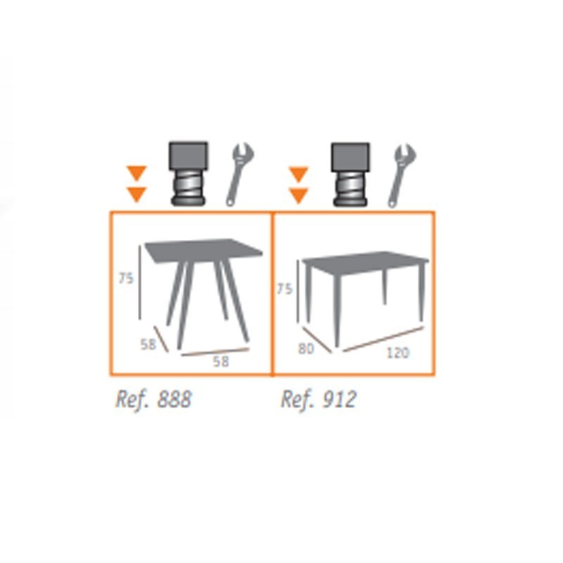 Comprar Mesa Sanghai - V 80x80cm 888 en Pepebar