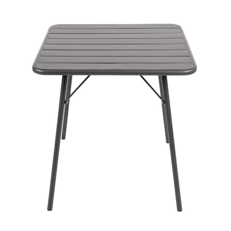 Mesa de acero lamas Bolero 700 x 700mm color gris CS730 Comprar Mesa de acero lamas Bolero 700 x 700mm color gris CS730 en Pepebar