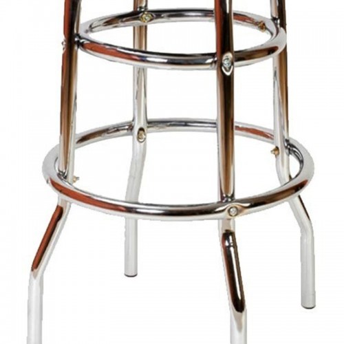 Comprar Taburete acolchado Aros polipiel negro Hobeto MVC5667 en Pepebar