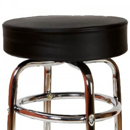 Comprar Taburete acolchado Aros polipiel negro Hobeto MVC5667 en Pepebar