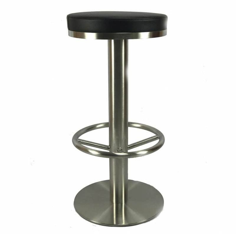 Comprar Taburete bar redondo Napoli acolchado 88888 en Pepebar