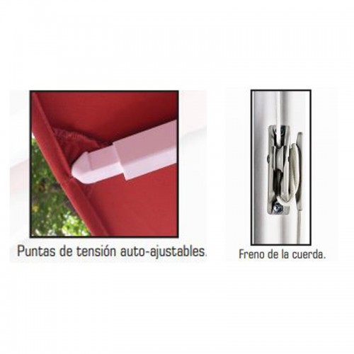 Comprar Parasol aluminio 3x3m HEAVY DUTY 899 en Pepebar