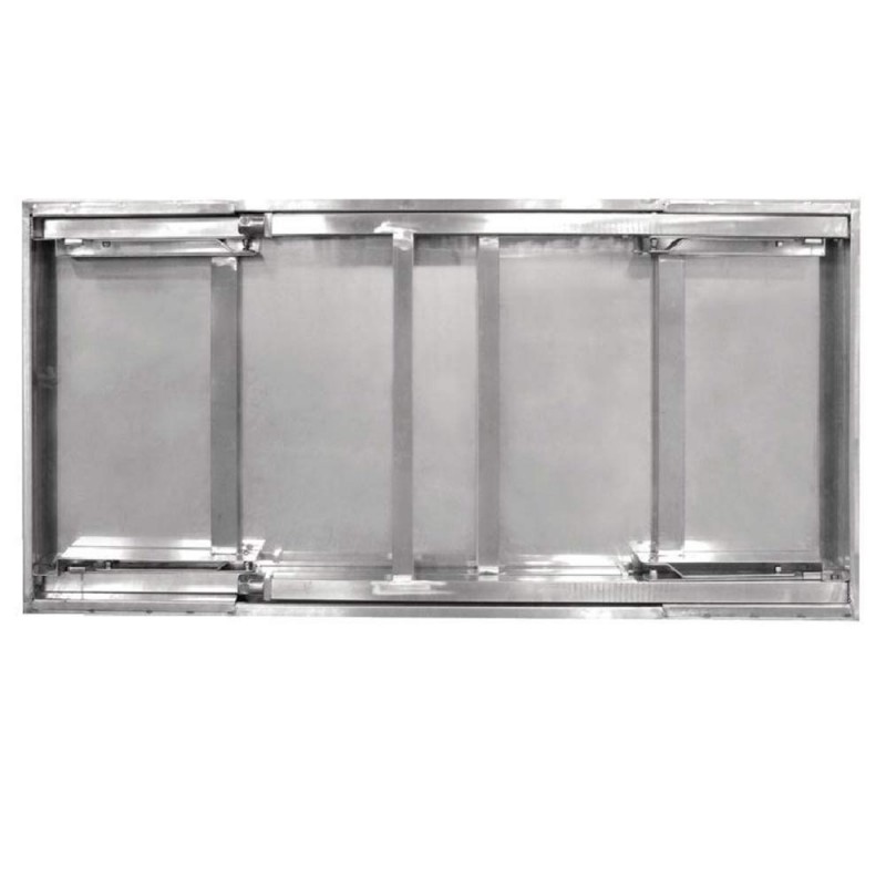 Comprar Mesa plegable acero inox 1800 x 600 x 900mm Vogue CB906 en Pepebar