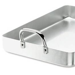 Plaque De Four Patisse - 34x24 Cm - Acier - Plaque à Pâtisserie Basse - Pour Cuisson Uniforme