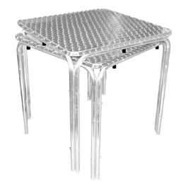 Mesa de aluminio