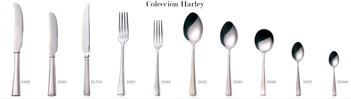 cuberteria inox Harley