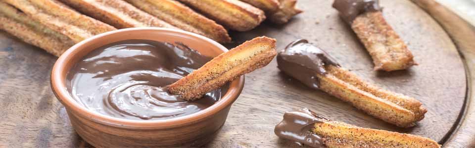 Churros con chocolate