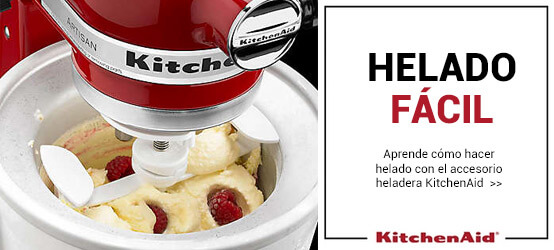 Helado de Vainilla con KitchenAid