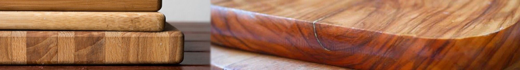 Tablas de cortar de madera