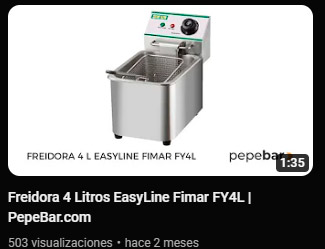 Freidora 4 litros fimar