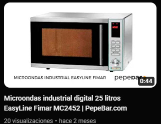 microondas easyline fimar