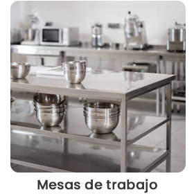 Mesas de trabajo acero inoxidable