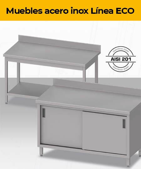 Mesas acero inox de Stalgast