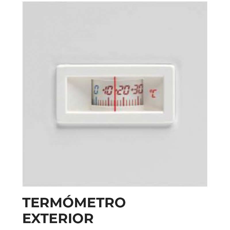 termómetro exterior